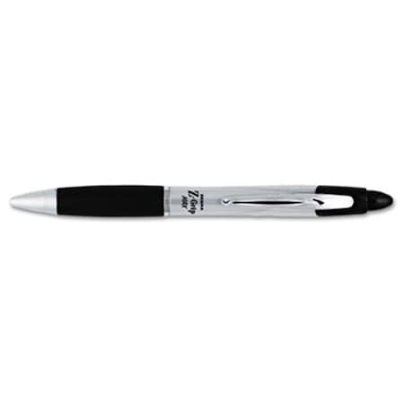 Workstationpro Z-Grip MAX Ballpoint Retractable Pen - Black Ink - Medium, 12PK WO3327041